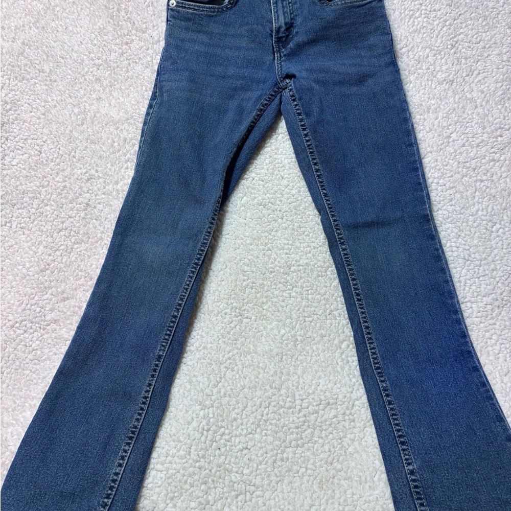 Levi's Women's Flared Jeans - Dark Blue Denim
